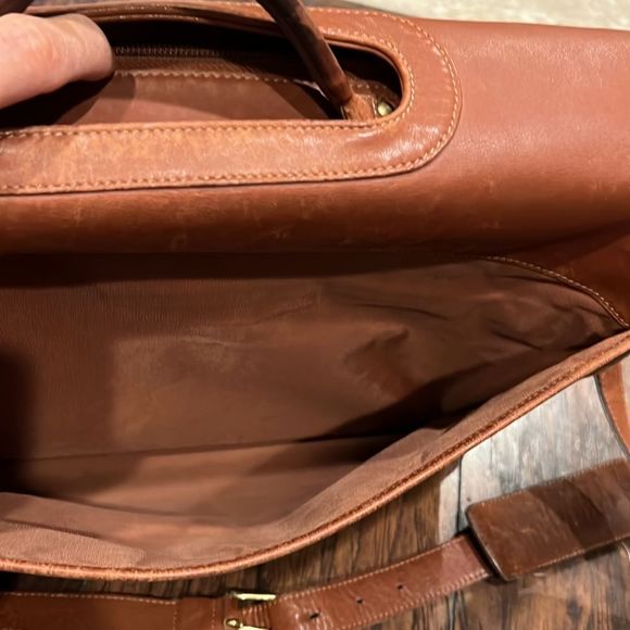 Authentic Coach Prescott Diplomat Briefcase Bag brown in good condition - Picture 8 of 16